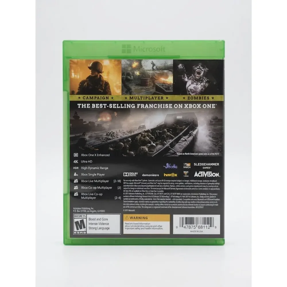 Call of Duty: WWII – Xbox One – Complete in Box (CIB)